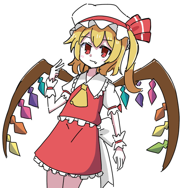 フランを静かに描きました【東方】