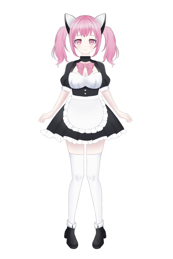 猫耳メイドさん