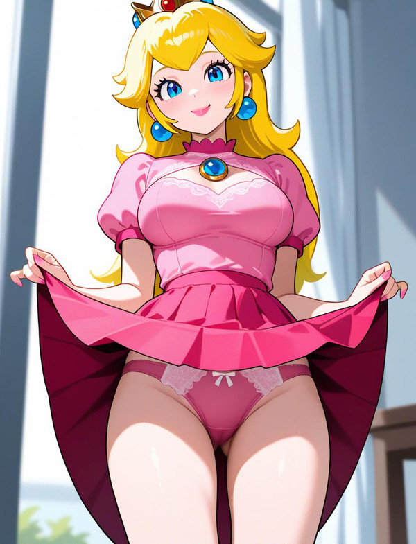 お姫様達のたくしあげ