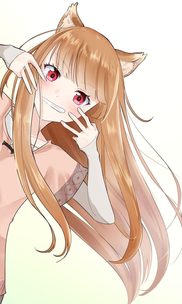 「狼ポーズじゃ!」