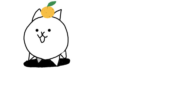 みかんとネコ