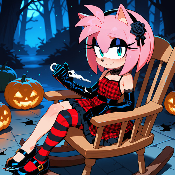 Goth Amy Rose