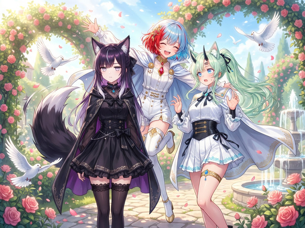 仲良し3人