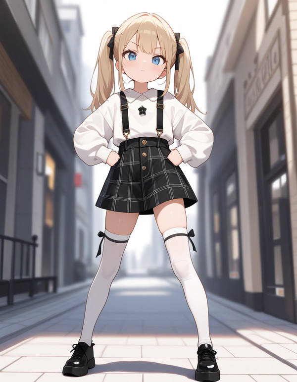 サイハイソックス少女