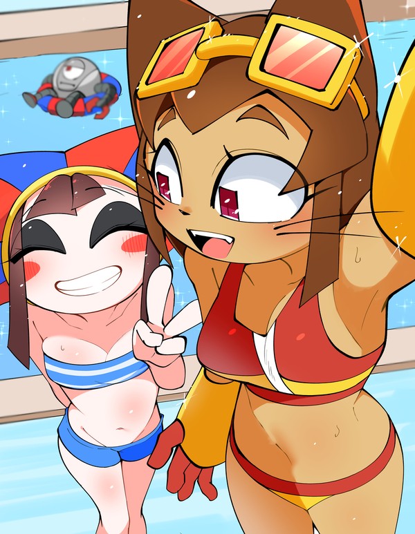 まぶしい二人