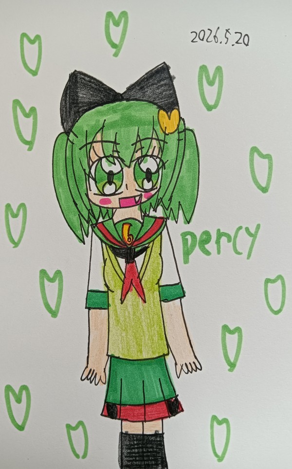 ギャルパーシー(擬人化注意!/手描き)