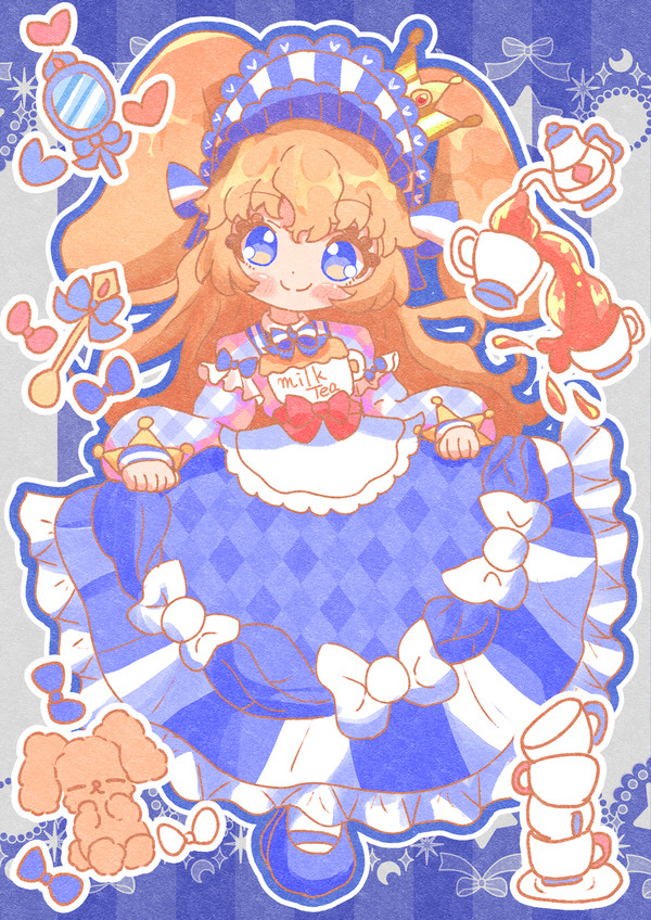 紅茶花伝のロイヤルミルクティーちゃん
