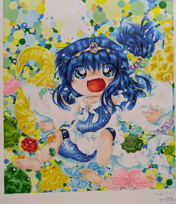 彩海に揺られて🐋