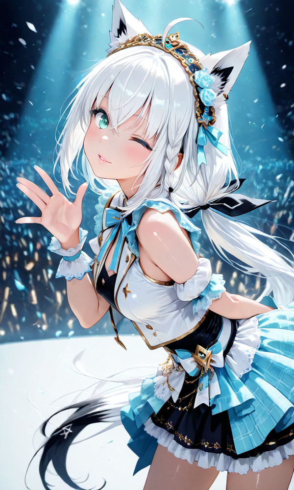 Waiving hand