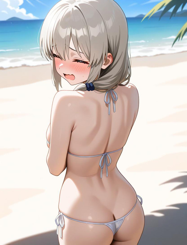 宇崎月のマイクロビキニ