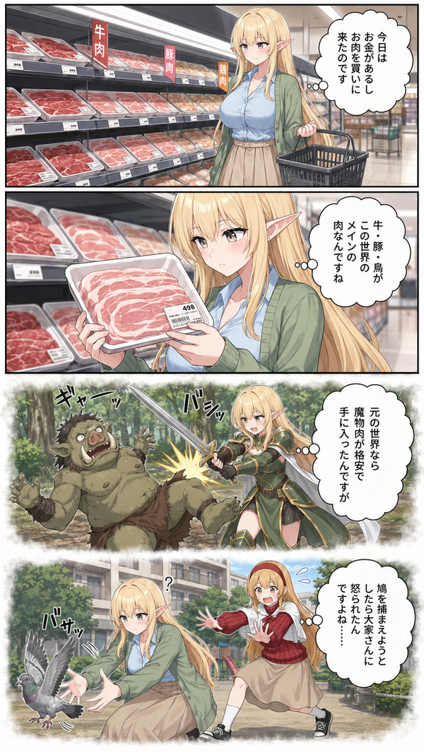 異世界エルフのゆるっと日本暮らし　第23話