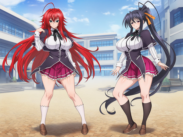 Rias Gremory and Akeno Himejima