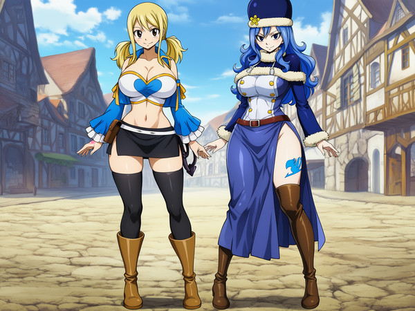 Lucy Heartfilia & Juvia Lockser