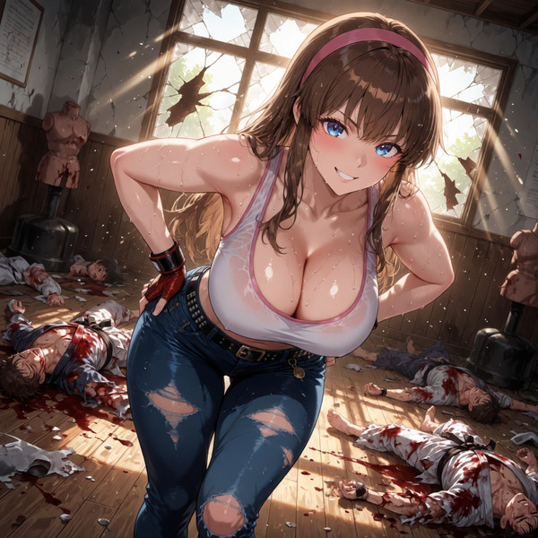 どう私の拳は？もう一回…やる♡