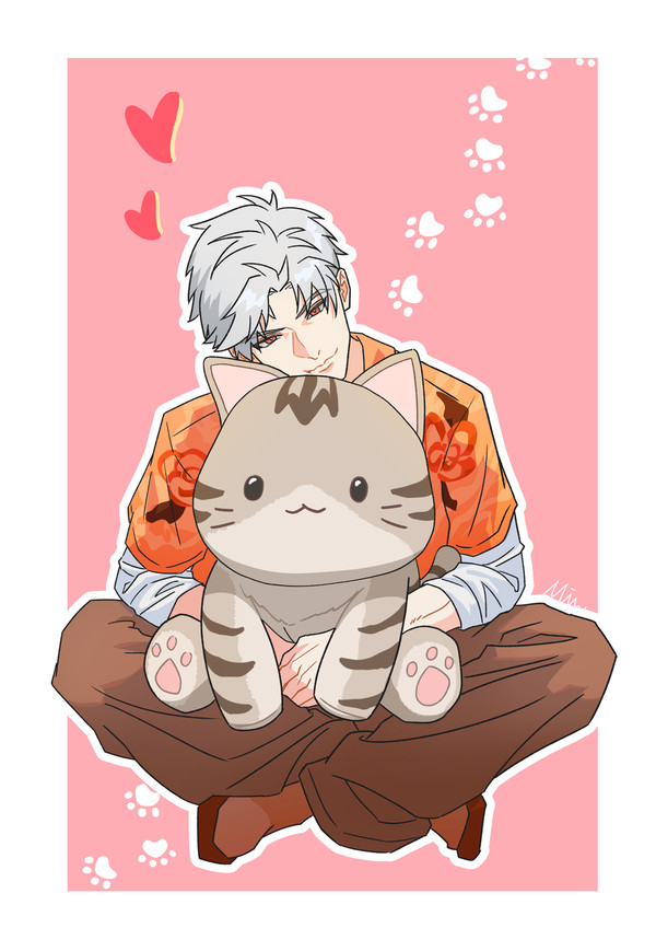 Boss and his plushie