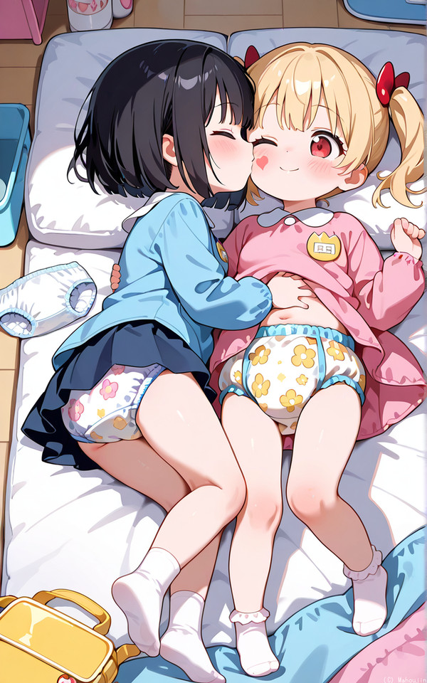 お昼寝の時間、大好きなあの娘と