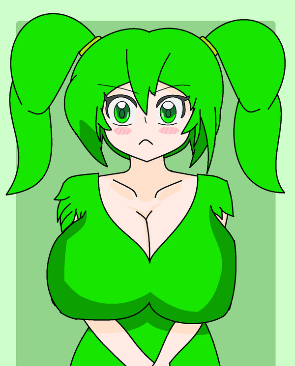 Among Usのライトグリーンちゃん