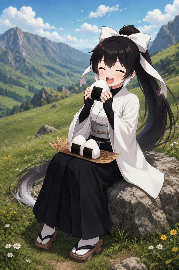 お食事中三女さん