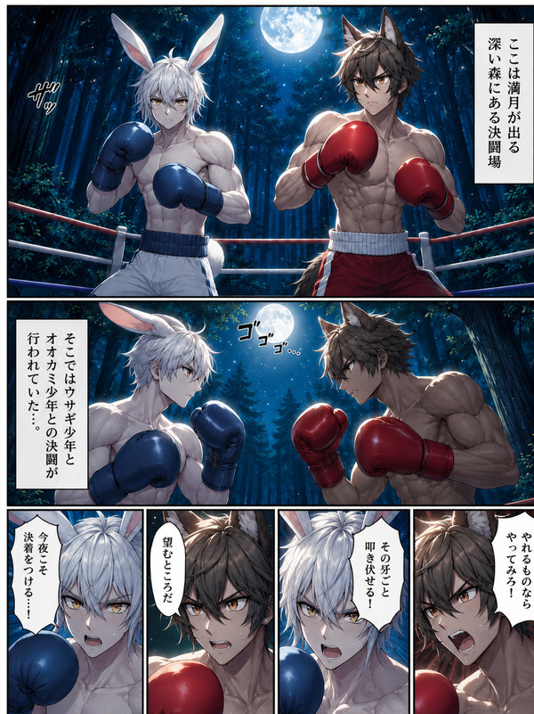 【読切】ウサギ少年 VS オオカミ少年