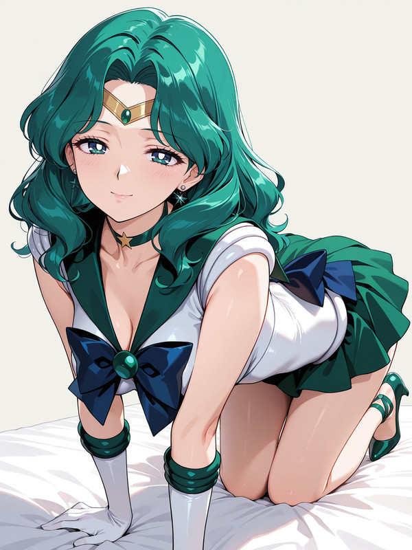 みちるお姉様の猫のポーズ💚