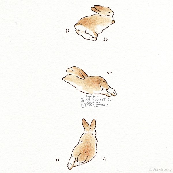 📖うさぎさんの3コマ漫画 No.30 - 1/1
