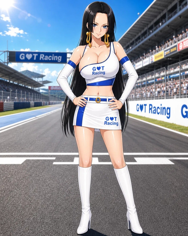 レースクイーンハンコック様(うごイラver)
