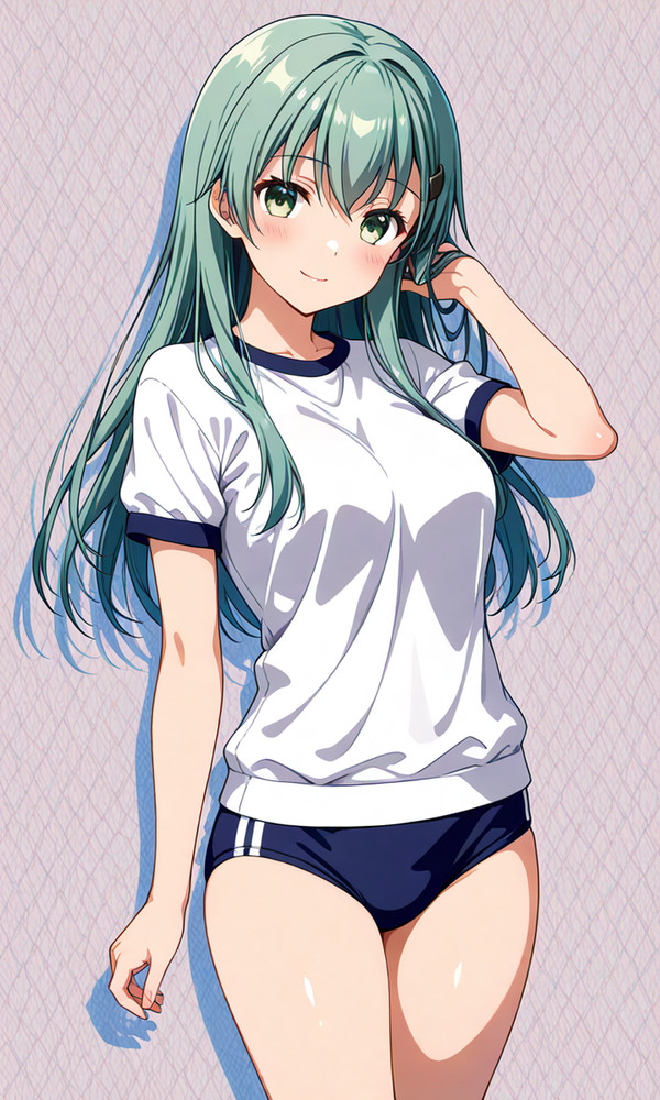 ブルマの鈴谷（眼鏡差分あり）