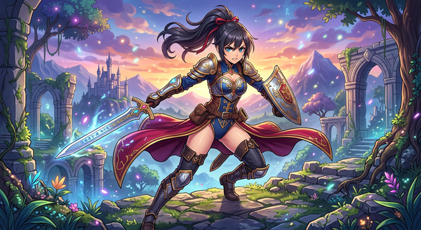 女戦士 - 1/2