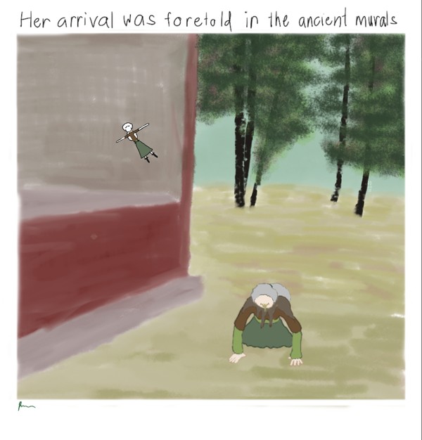 Le Fae Woman's Murals