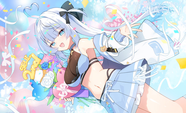 デビュー配信2周年記念イラスト