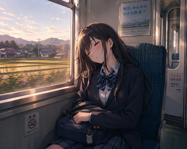 オリジナル「ただいまの前に。」より。「坂口小春」イメージ