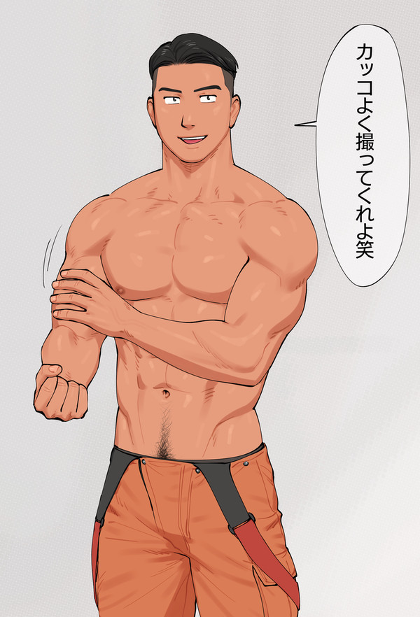 洗脳でアナル処女喪失しちゃう消防士くん