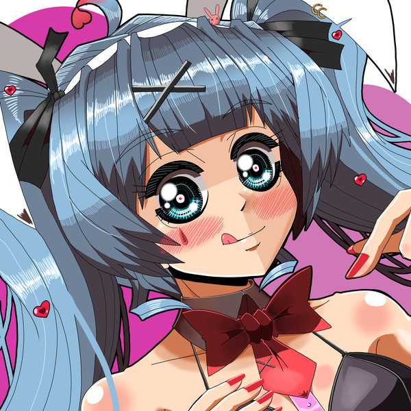 初音ミク（ラビットホール版）を描きました。