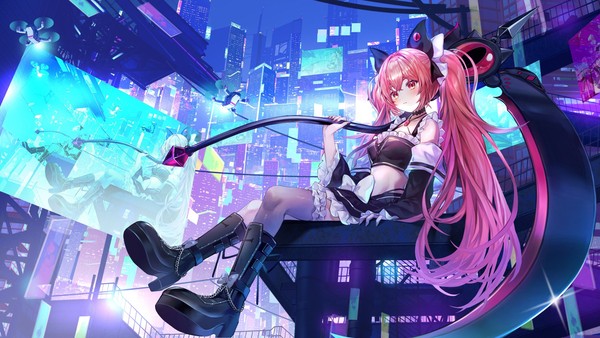 発光都市の少女 - 1/1