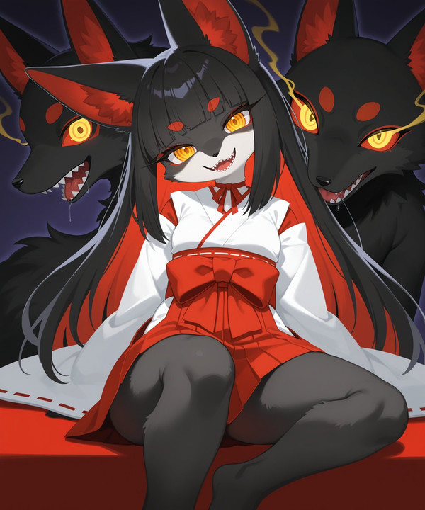 Black wolf
