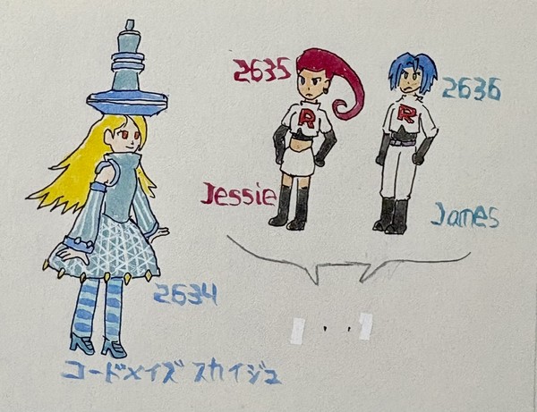 水性ペンでランダムなキャラを描く(193)