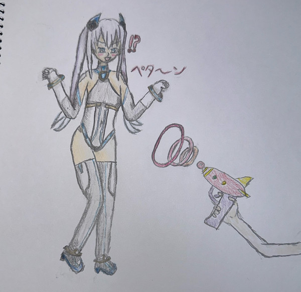 クォーツちゃん　状態異常【貧乳化】