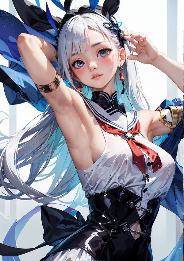銀髪少女