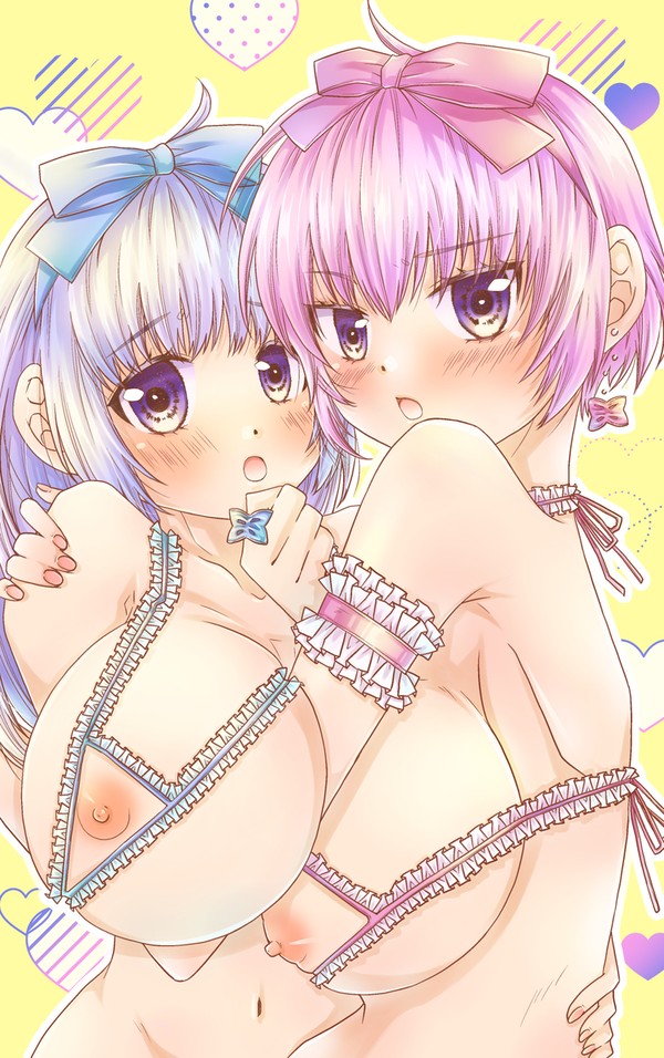 ロリ巨乳双子娘たち。
