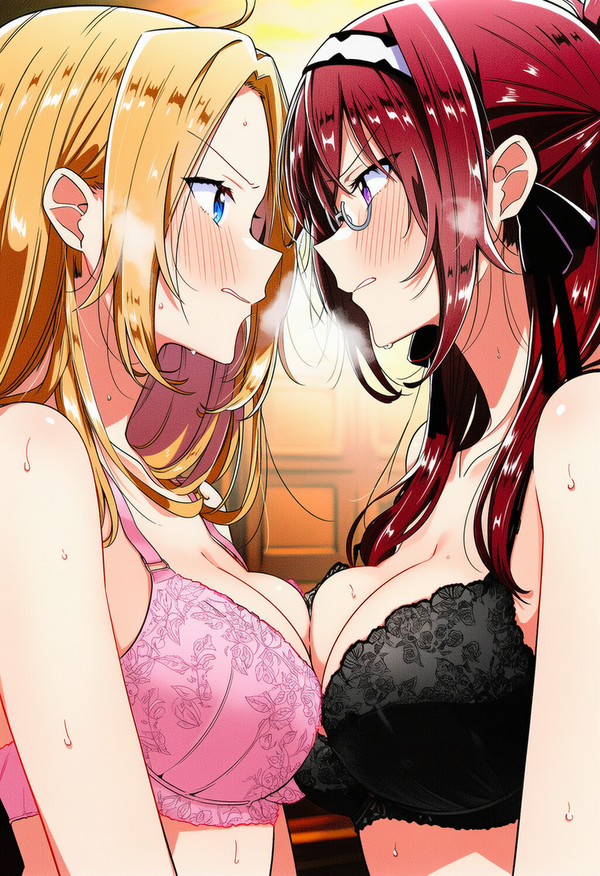 リク絵 リーリャ vs ゼニス 闘乳ファイト
