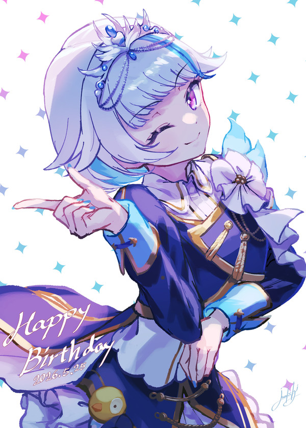 リゼ様ハピバ絵〈2026〉 - 1/1