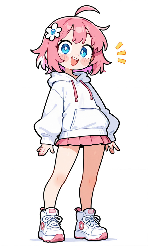 Sticker Art Girl 1