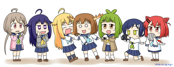 しかのこ集合絵