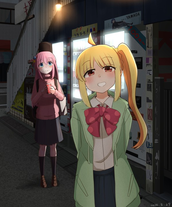 虹夏ちゃん&ぼっちちゃんin下北沢