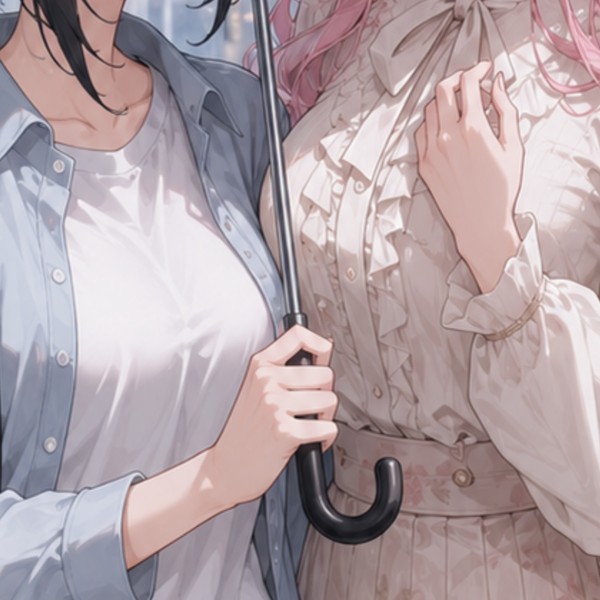 相合傘……♡