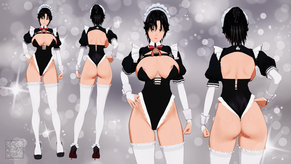 Highleg Corset Maid