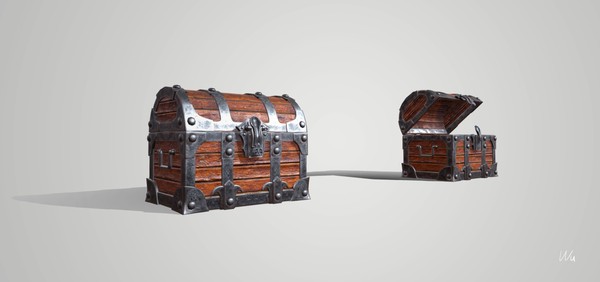 Stylized Treasure Chest - 1/1