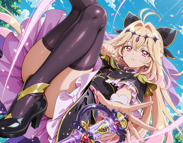 キュアアルカナシャドウのシャドーキック