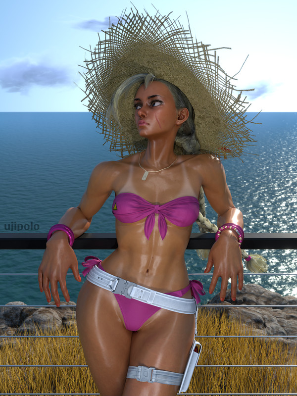 Cammy Near the Seaside Cliffs
