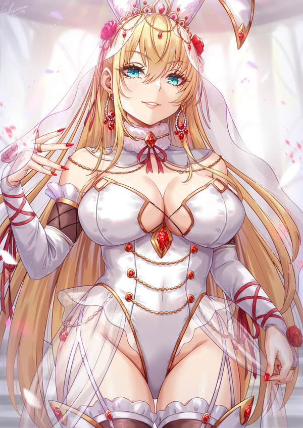 ウェディング金髪バニーガールお姉さん🐰 - 1/1